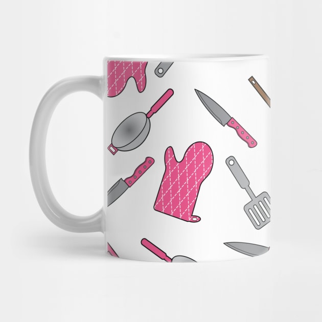 Pink Accent Cooking Tools by PLLDesigns